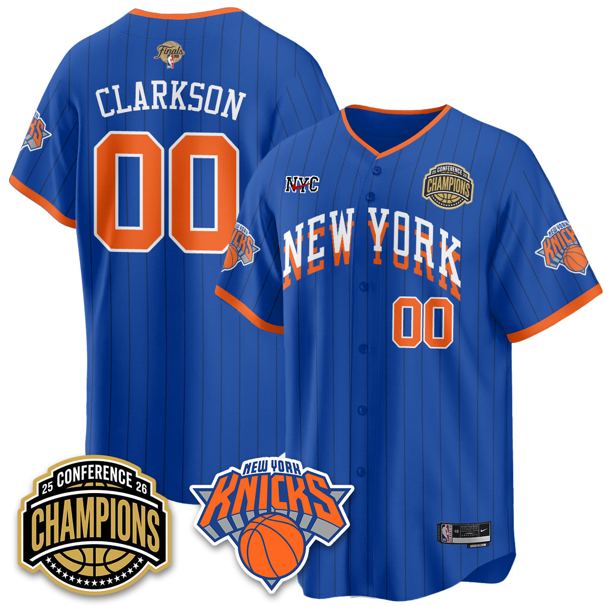 NYK 2026 Basketball  Finals Vapor City Edition Jersey V2- Stitched