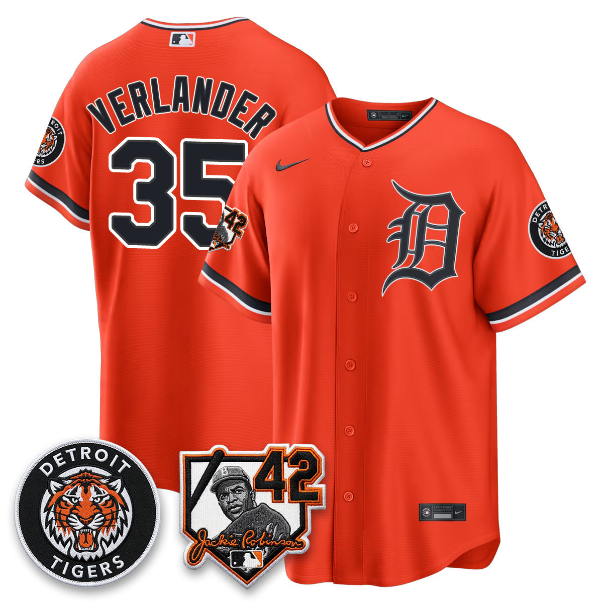 DET 2026 Jackie Robinson Day Vapor Limited Jersey - Stitched