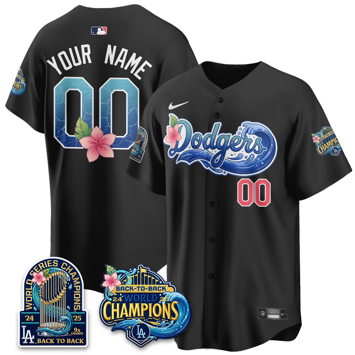 LAD Aloha Spirit Vapor Limited Custom Jersey - Stitched
