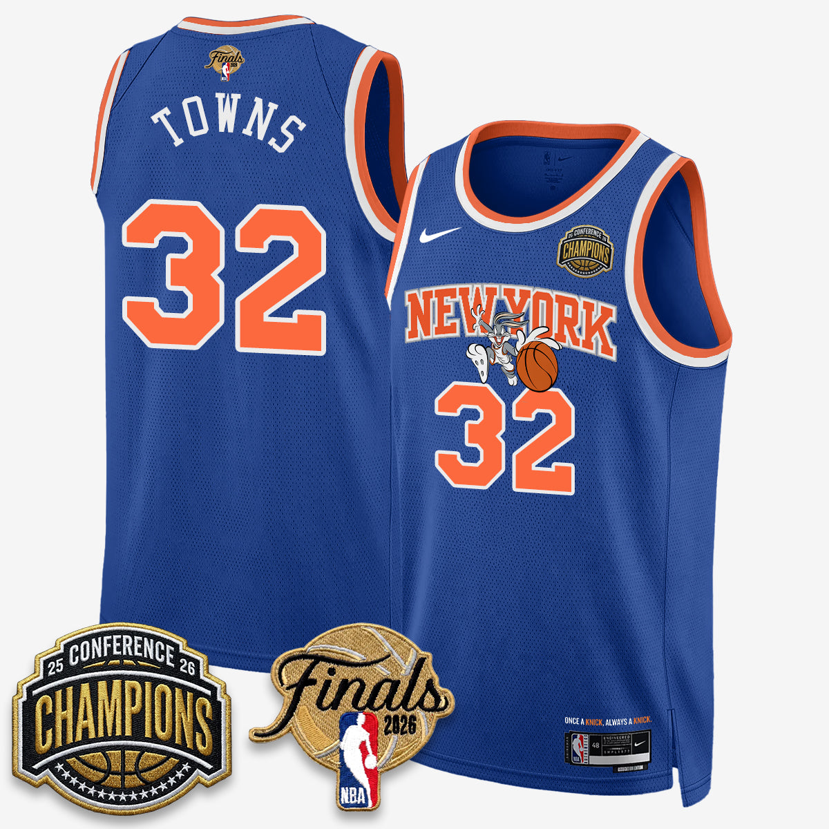 NYK 2026 Basketball  Eastern Conference Champions x Looney Tunes Vapor Jersey V2- Stitched