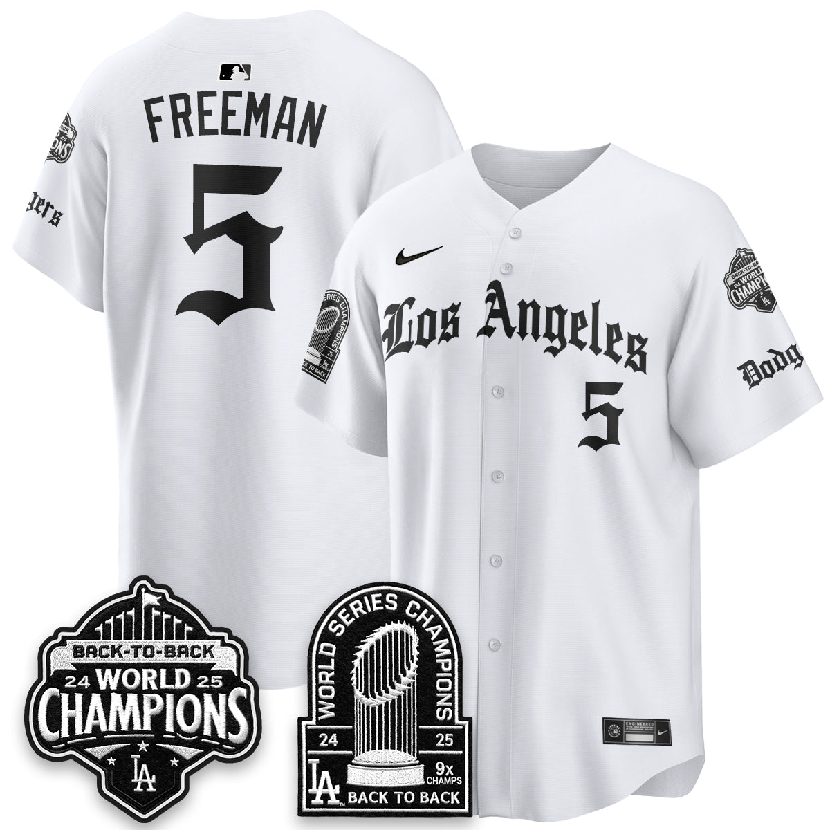LAD WS Champions Back 2 Back Patch Vapor Premier Limited Gothic Edition Jersey - Stitched
