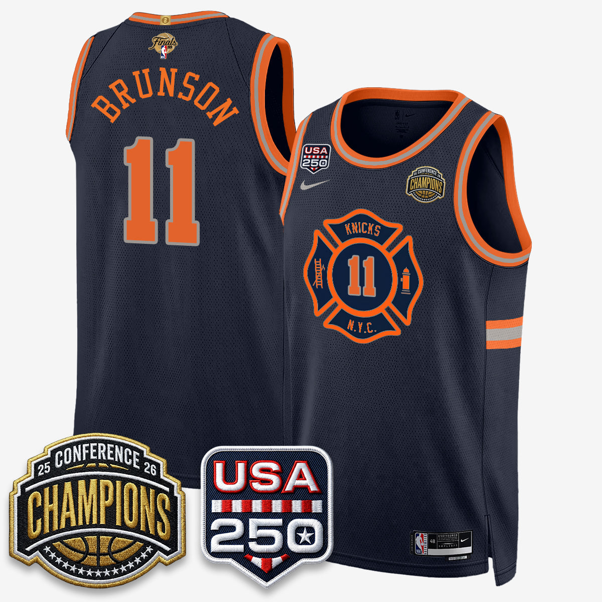 NYK 2026 Basketball  Eastern Conference Champions City Edition Jersey V2- Stitched