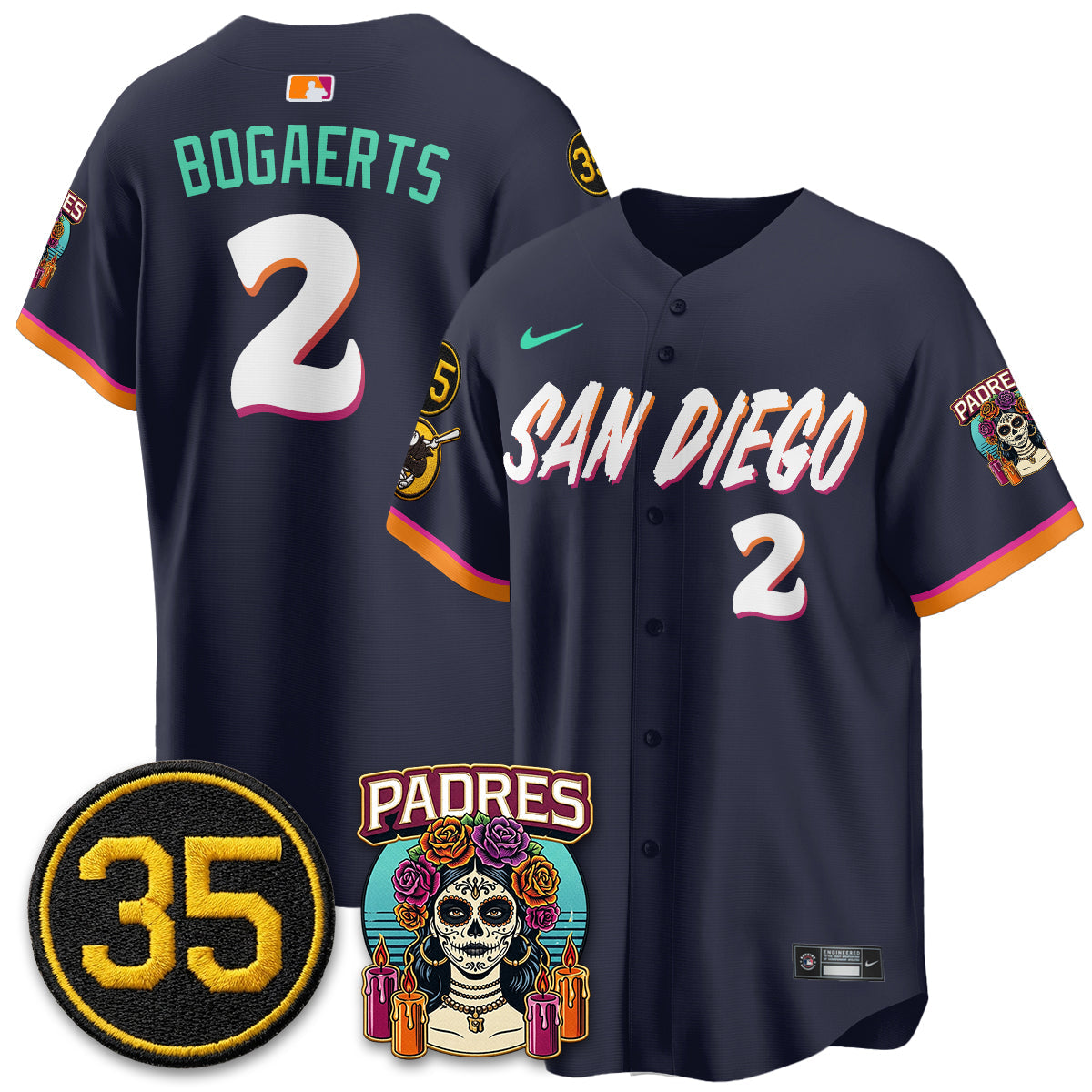 SD 2026 City Connect - Remembering Randy Jones Vapor Limited Jersey - Stitched