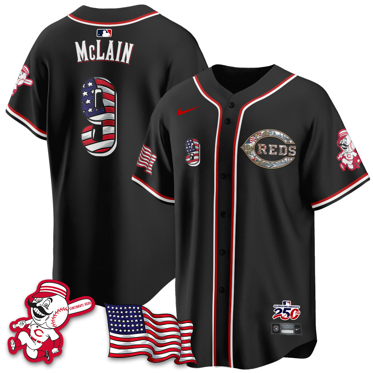 CIN 2026 Independence Day USA Vapor Limited Jersey - Stitched