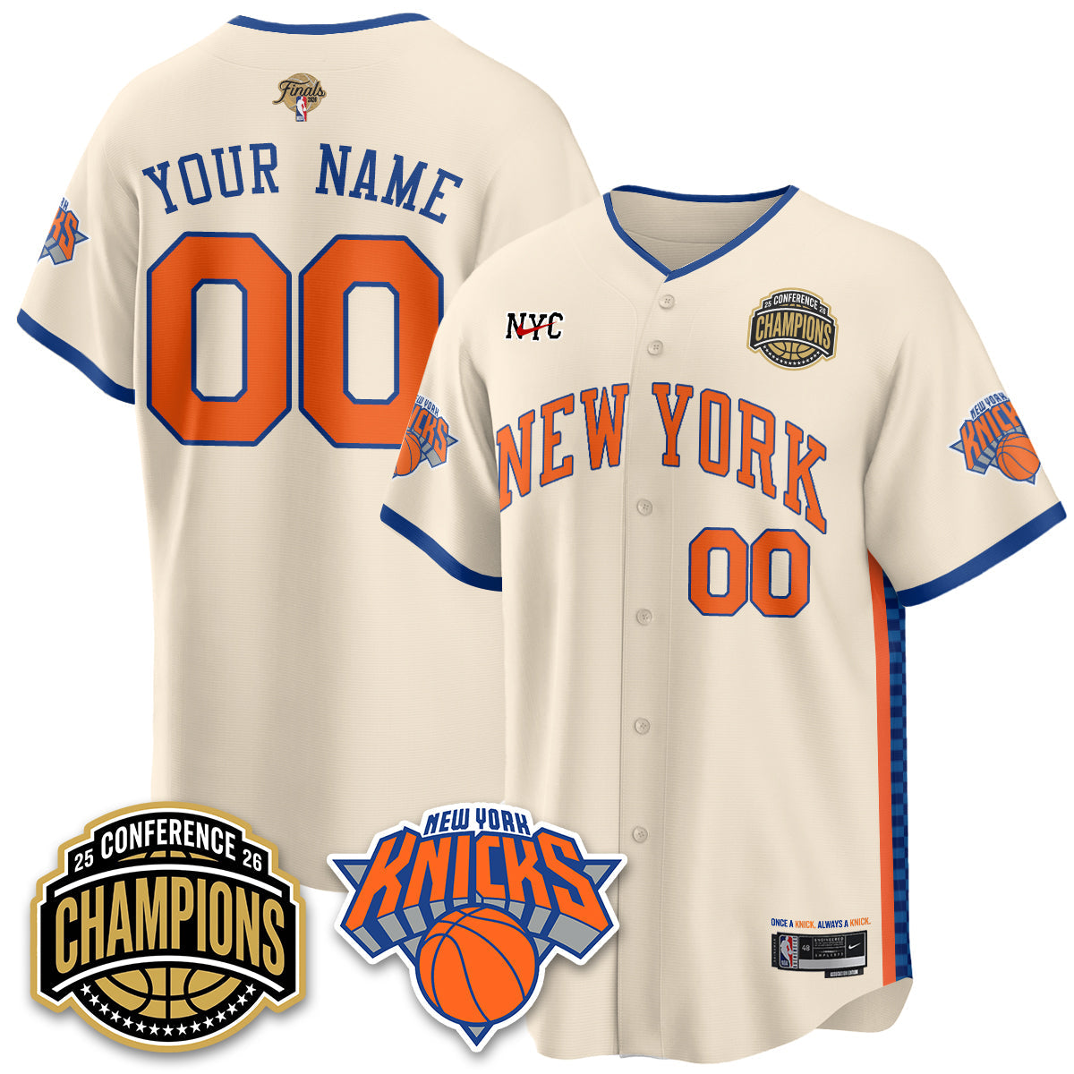 NYK 2026 Basketball  Finals Vapor City Edition Custom Jersey V2- Stitched