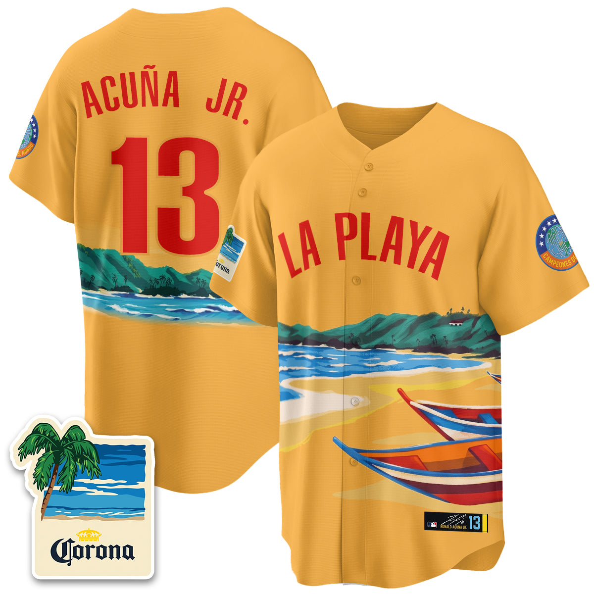 ATL Beach Connect "La Playa" Edition Vapor Jersey- Patch Stitched
