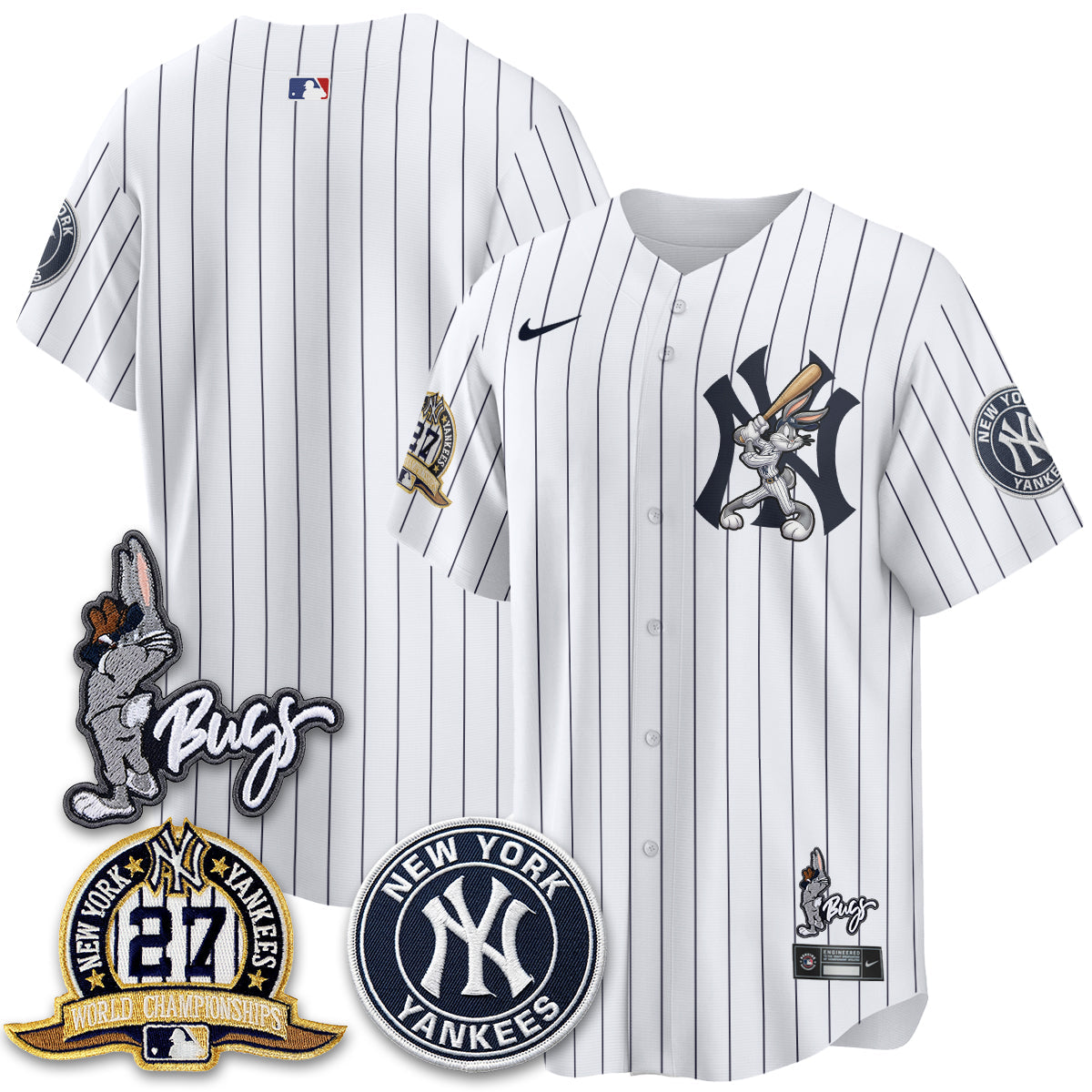 NYY Bunny Vapor Limited Jersey - Stitched