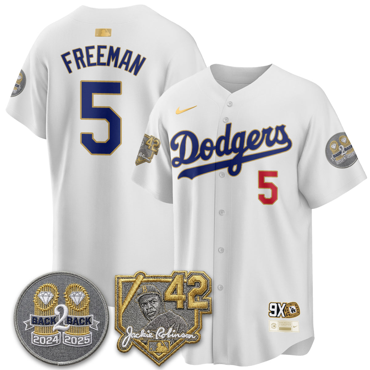 LAD -  2026 Jackie Robinson Day Vapor Limited Jersey - Stitched