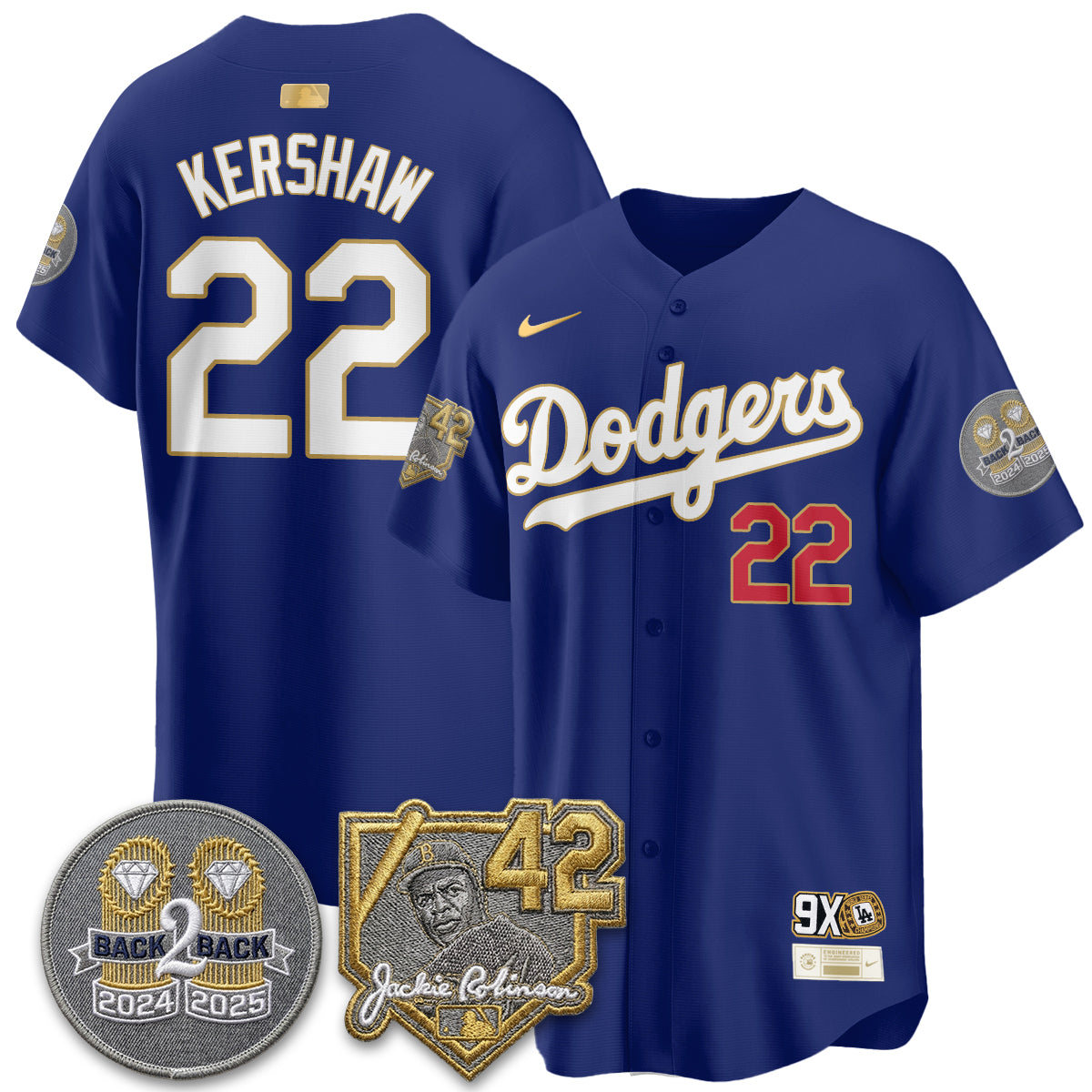 LAD -  2026 Jackie Robinson Day Vapor Limited Jersey - Stitched