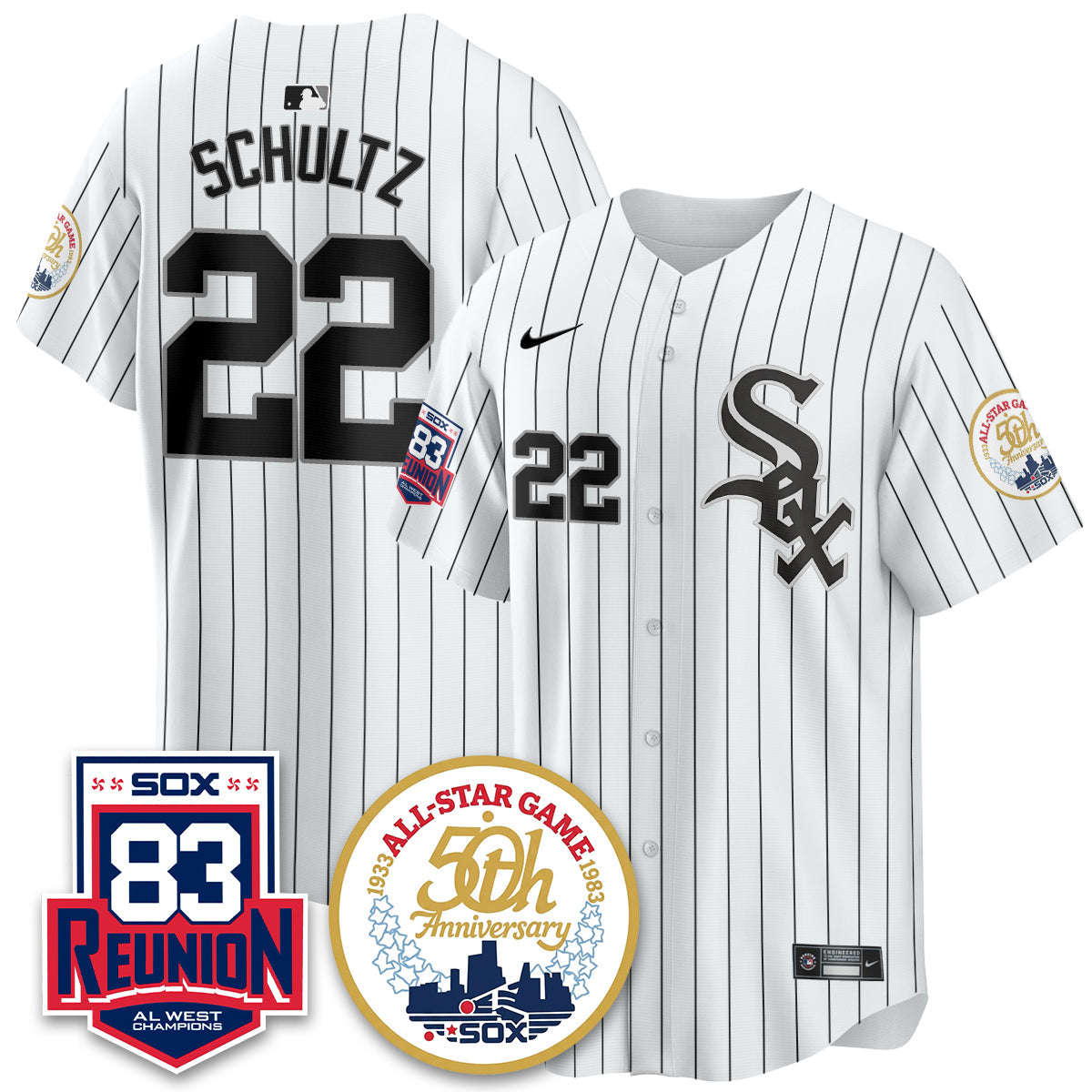 CWS Reunion All West Champions Vapor Jersey - Stitched