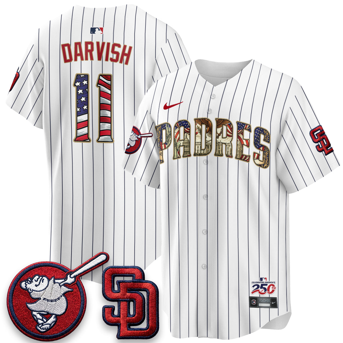 SD 2026 Independence Day USA Vapor Limited Jersey - Stitched