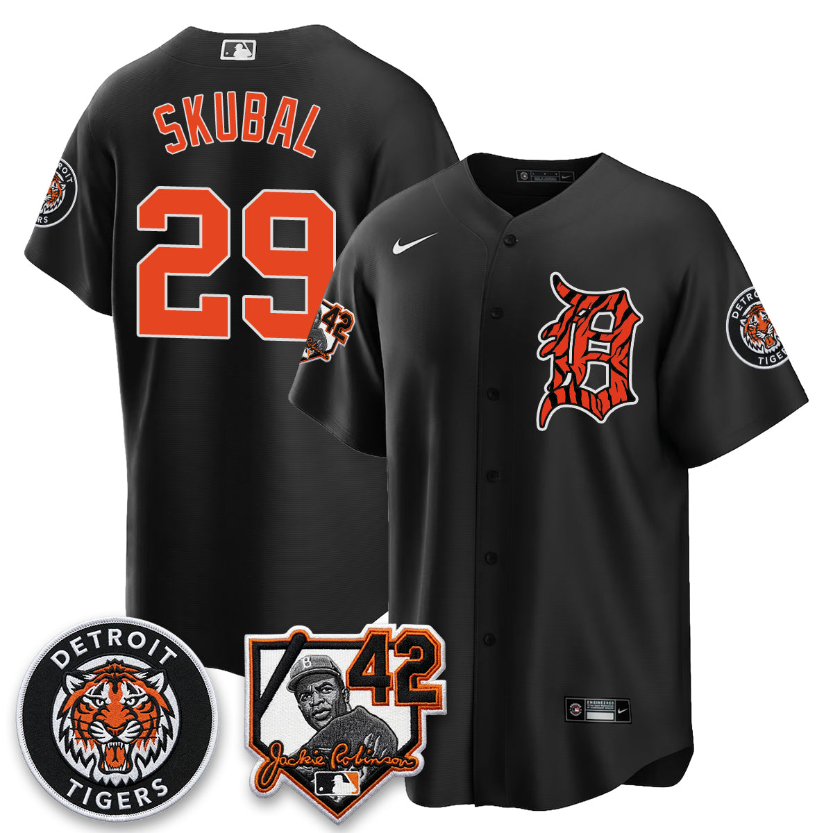 DET 2026 Jackie Robinson Day Vapor Limited Jersey - Stitched