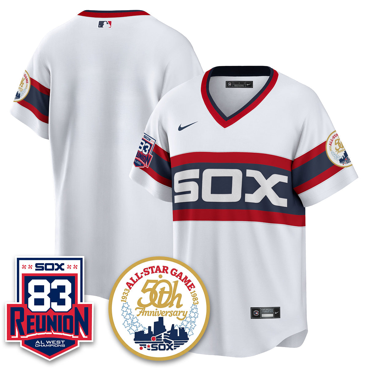 CWS Reunion All West Champions Vapor Jersey - Stitched