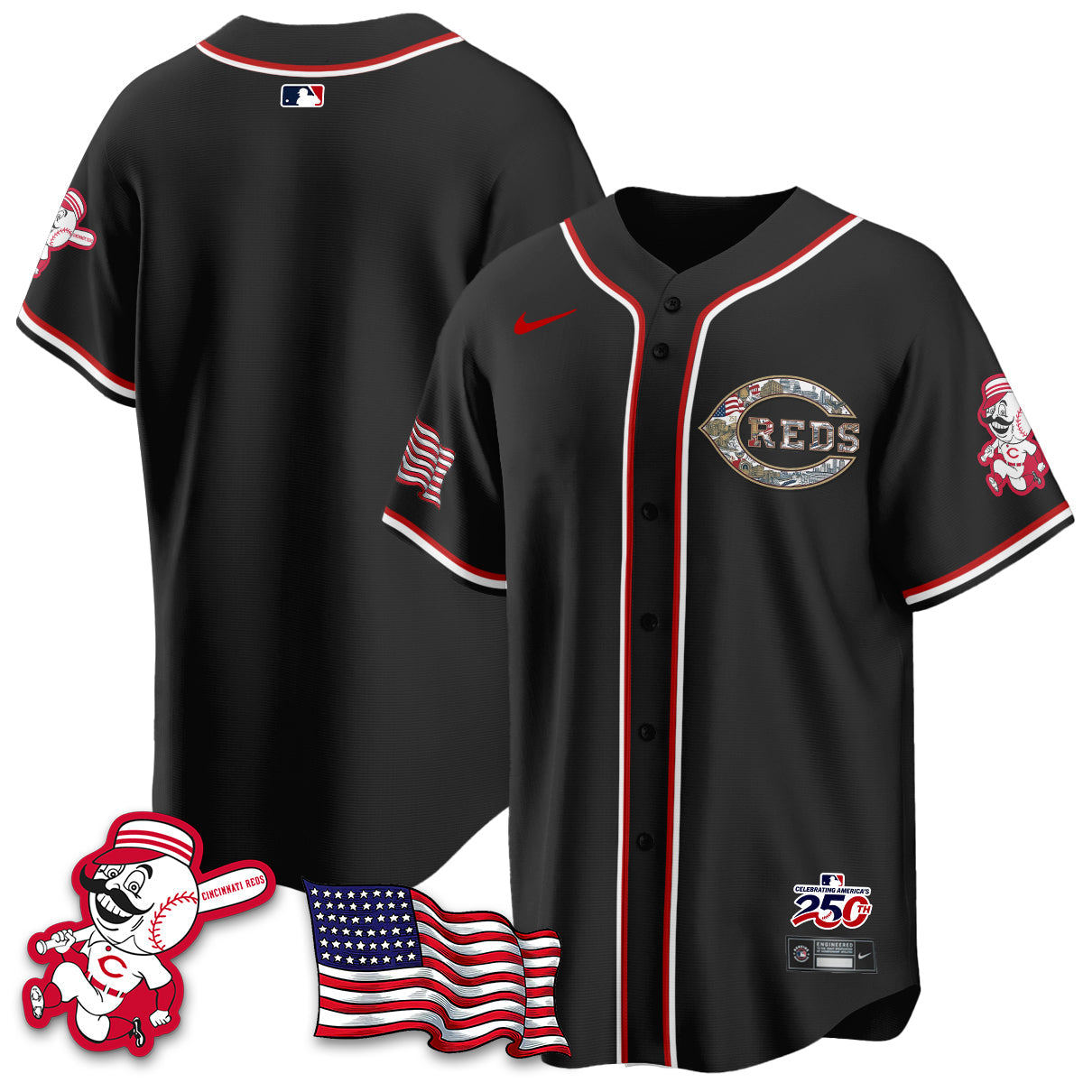 CIN 2026 Independence Day USA Vapor Limited Jersey - Stitched