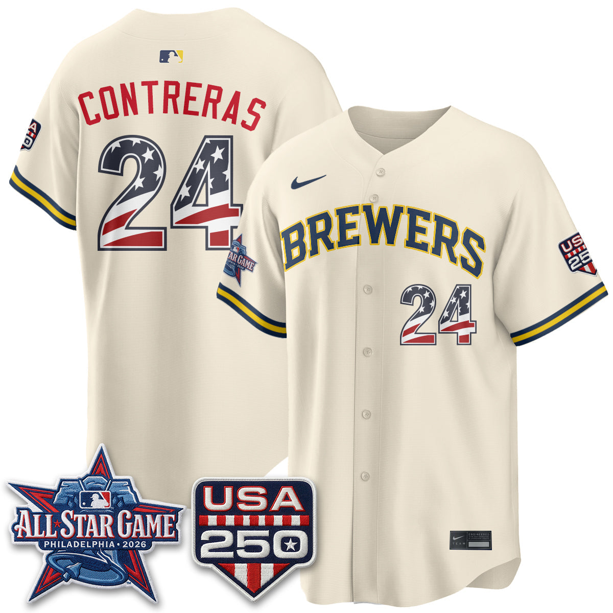 MIL 2026 All Star Game Vapor Jersey - Stitched