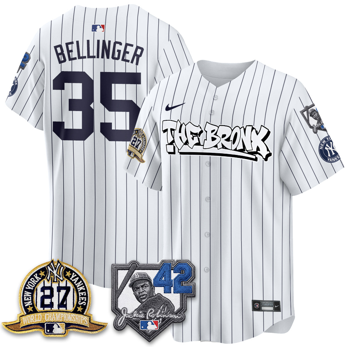 NYY The Bronx 2026 Jackie Robinson Day Vapor Limited Jersey - Stitched