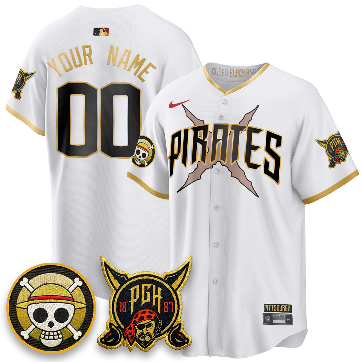 PIT 2026 City Connect x OP Vapor Limited Custom Jersey - Stitched