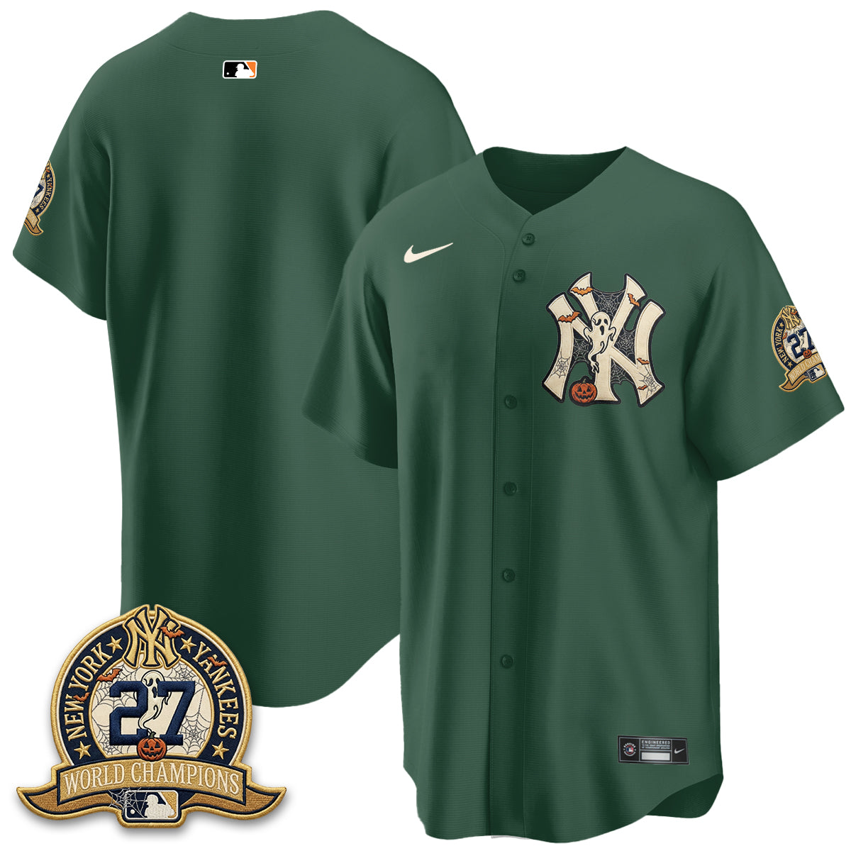 NYY Halloween 2026 Vapor Limited Jersey - Stitched