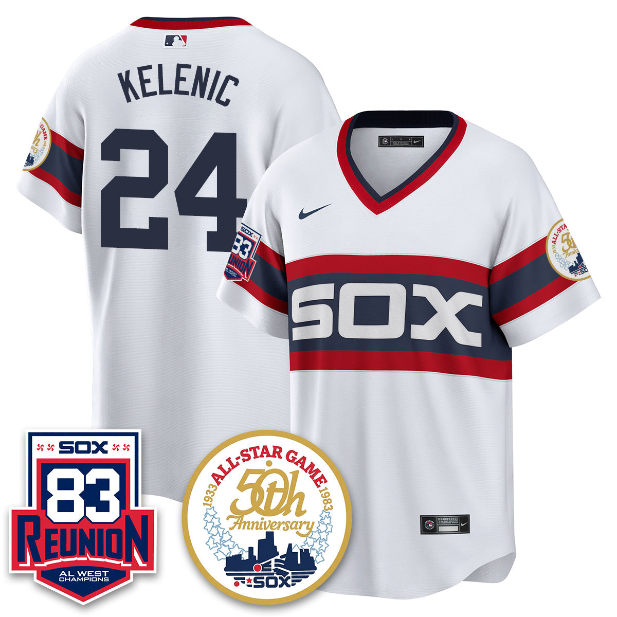 CWS Reunion All West Champions Vapor Jersey - Stitched