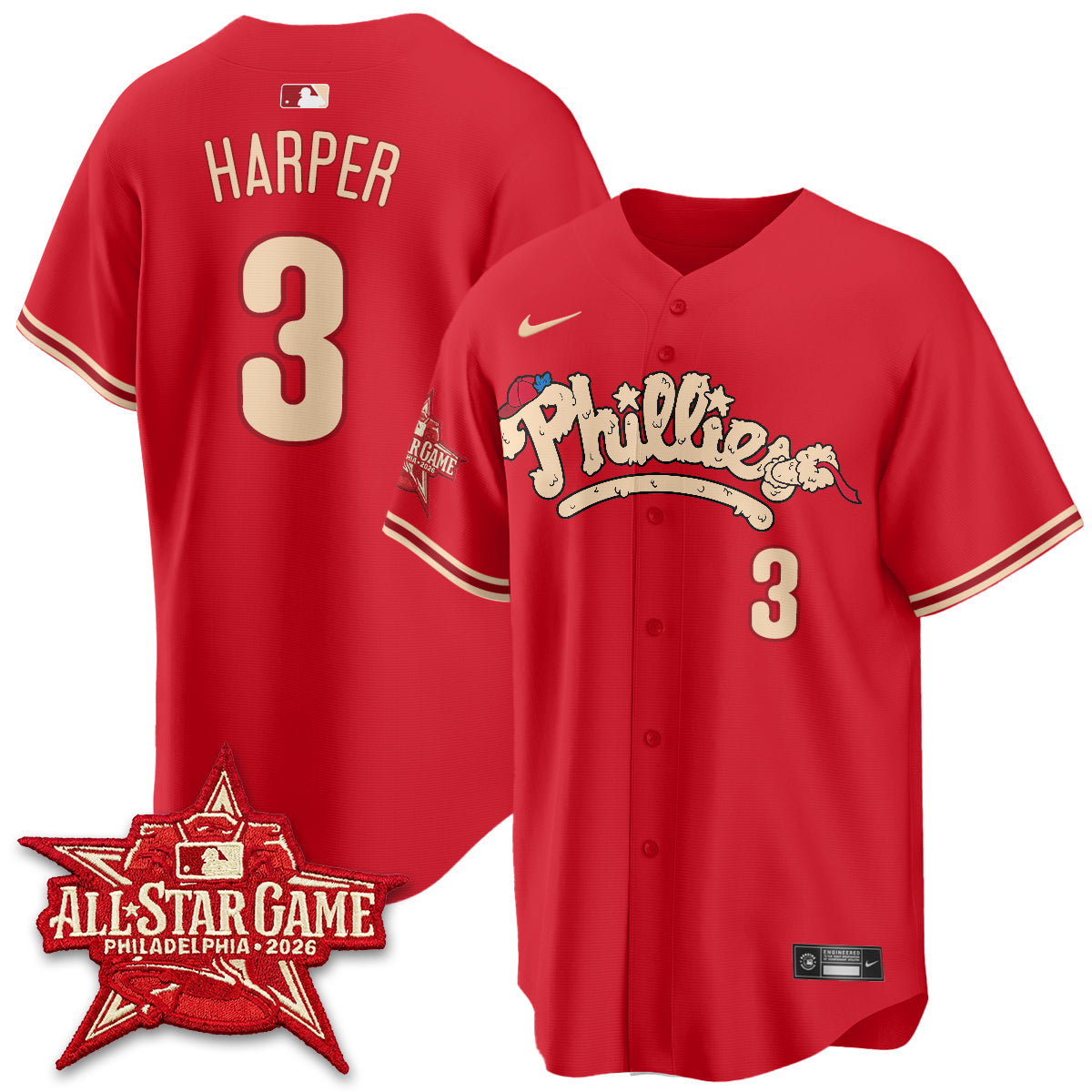 PHI All Star Game 2026 Vapor Limited Jersey - Stitched