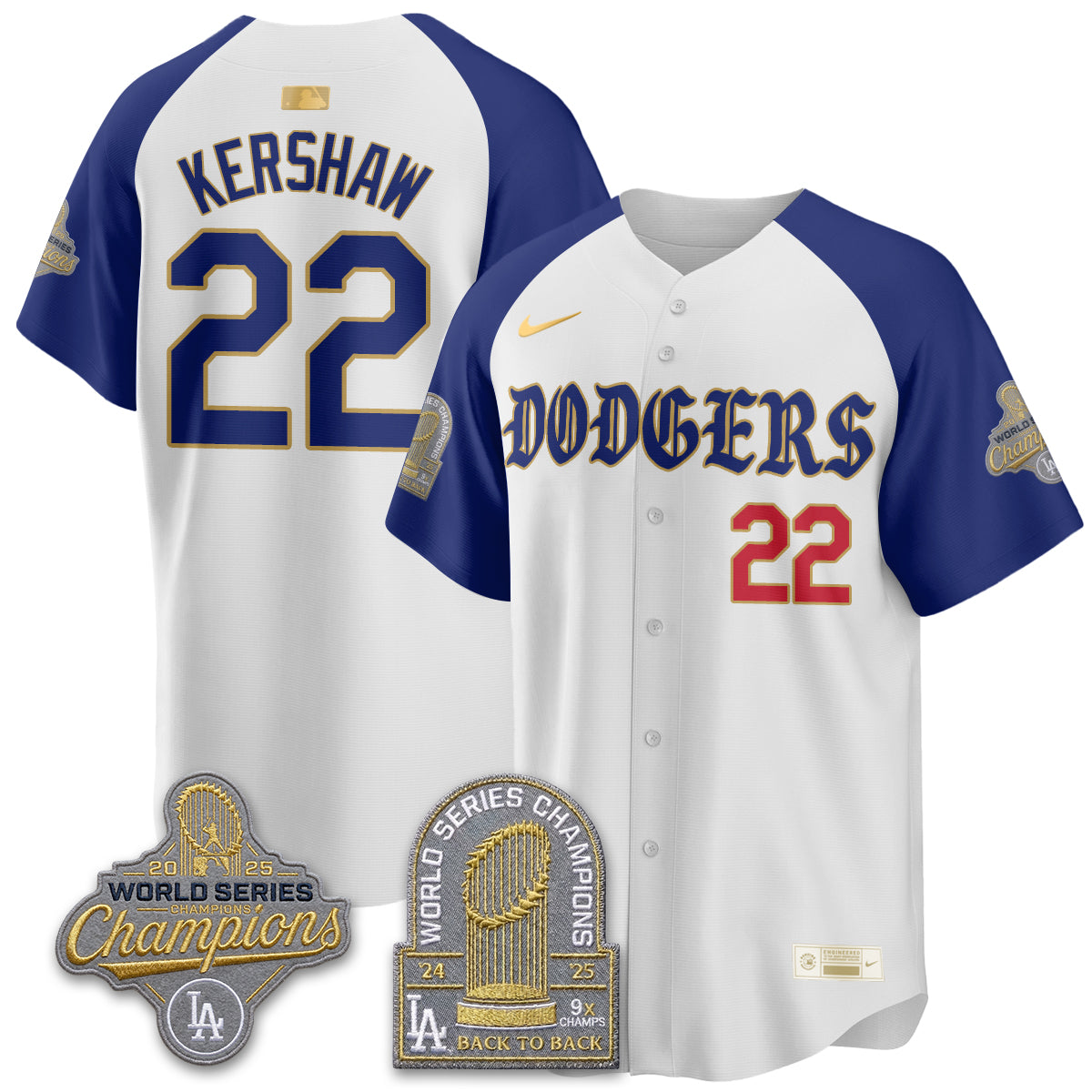 LAD Vapor Limited Jersey - Back to Back 9x Champs - Stitched