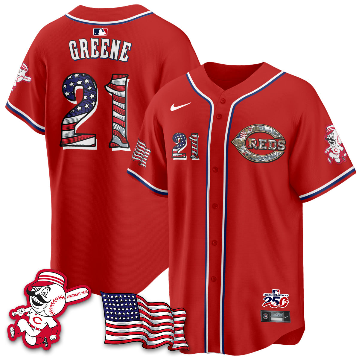 CIN 2026 Independence Day USA Vapor Limited Jersey - Stitched