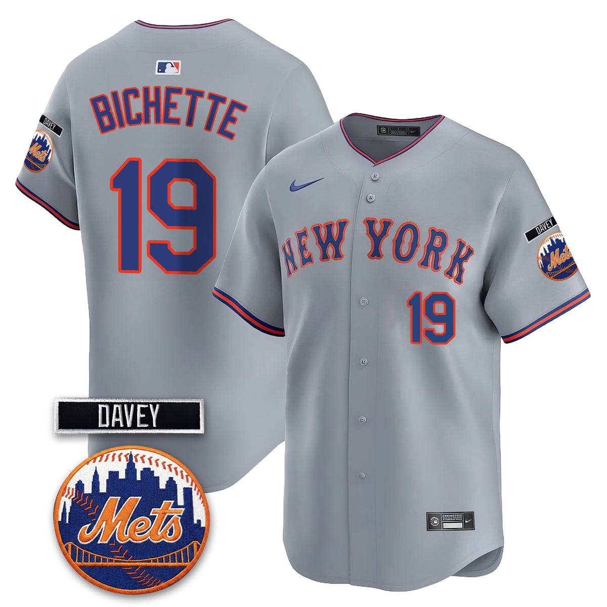 NYM 2026 Davey Johnson Memorial Vapor Limited Jersey - Stitched