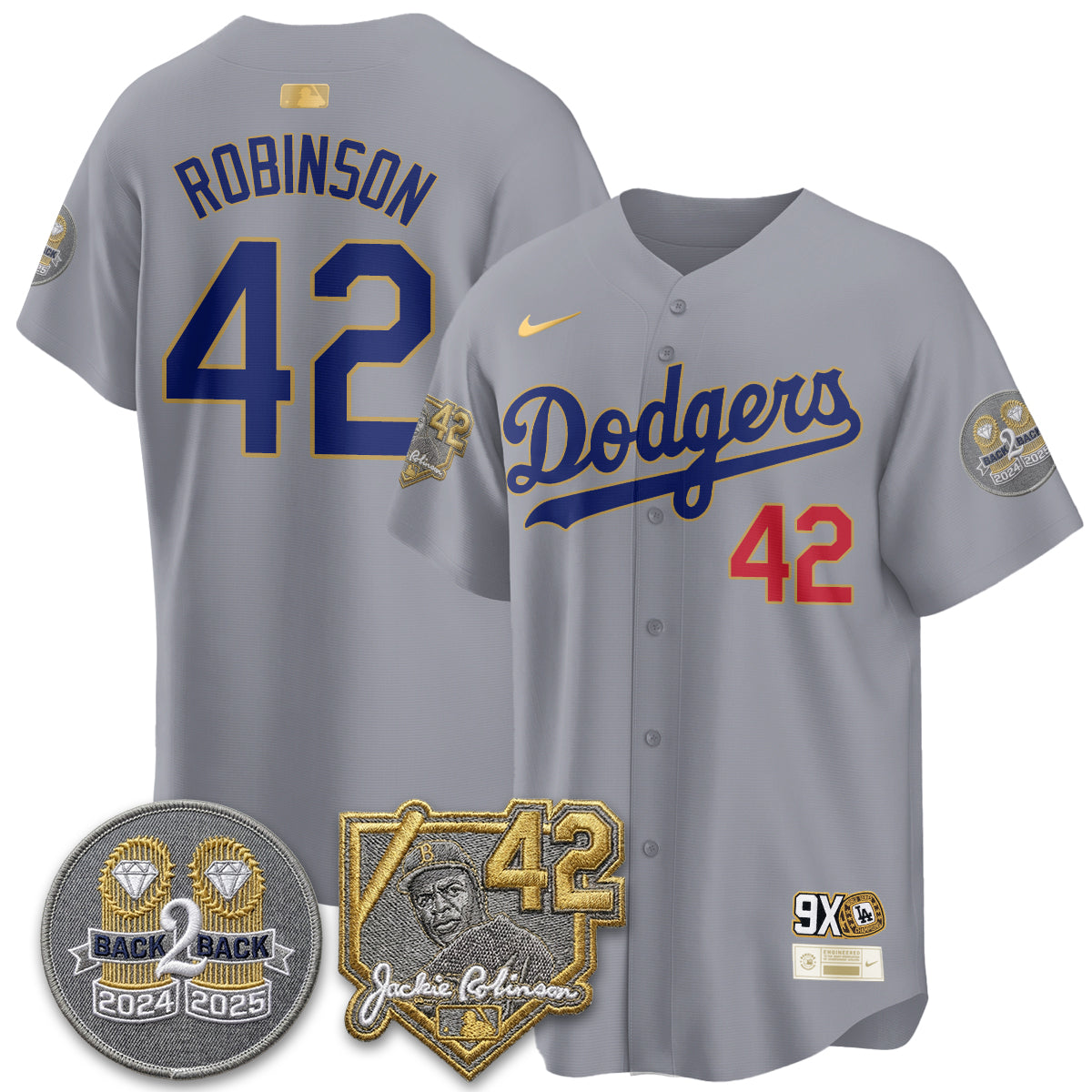 LAD -  2026 Jackie Robinson Day Vapor Limited Jersey - Stitched