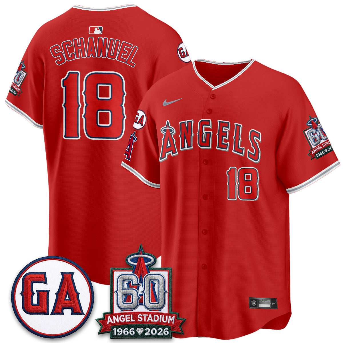 LAA 60th Anniversary Vapor Jersey - Stitched V3