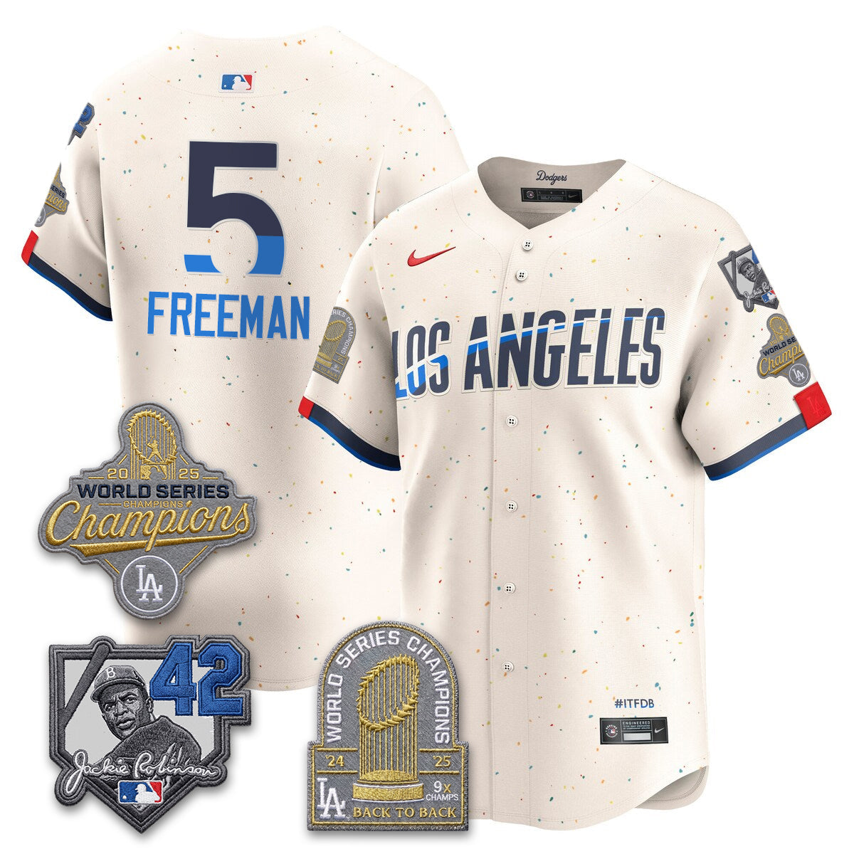 LAD 2026 Jackie Robinson New Era Vapor Limited Jersey - Stitched