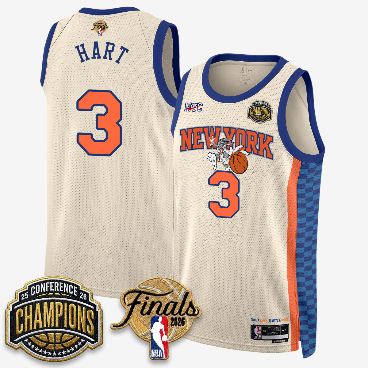 NYK 2026 Basketball  Eastern Conference Champions x Looney Tunes Vapor Jersey V2- Stitched