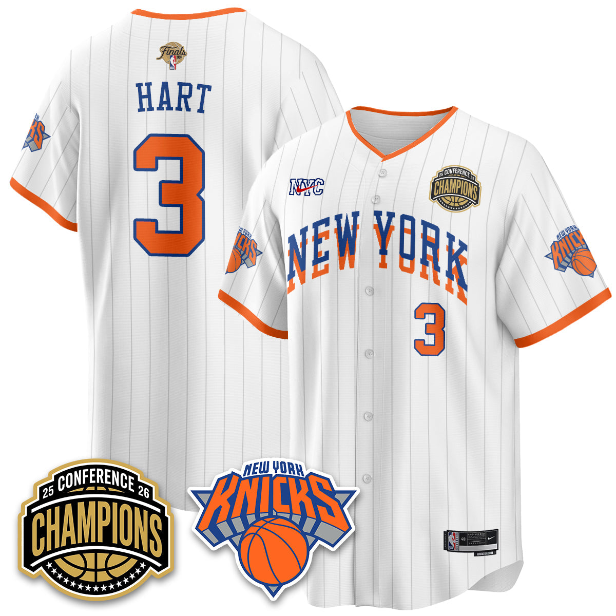 NYK 2026 Basketball  Finals Vapor City Edition Jersey V2- Stitched