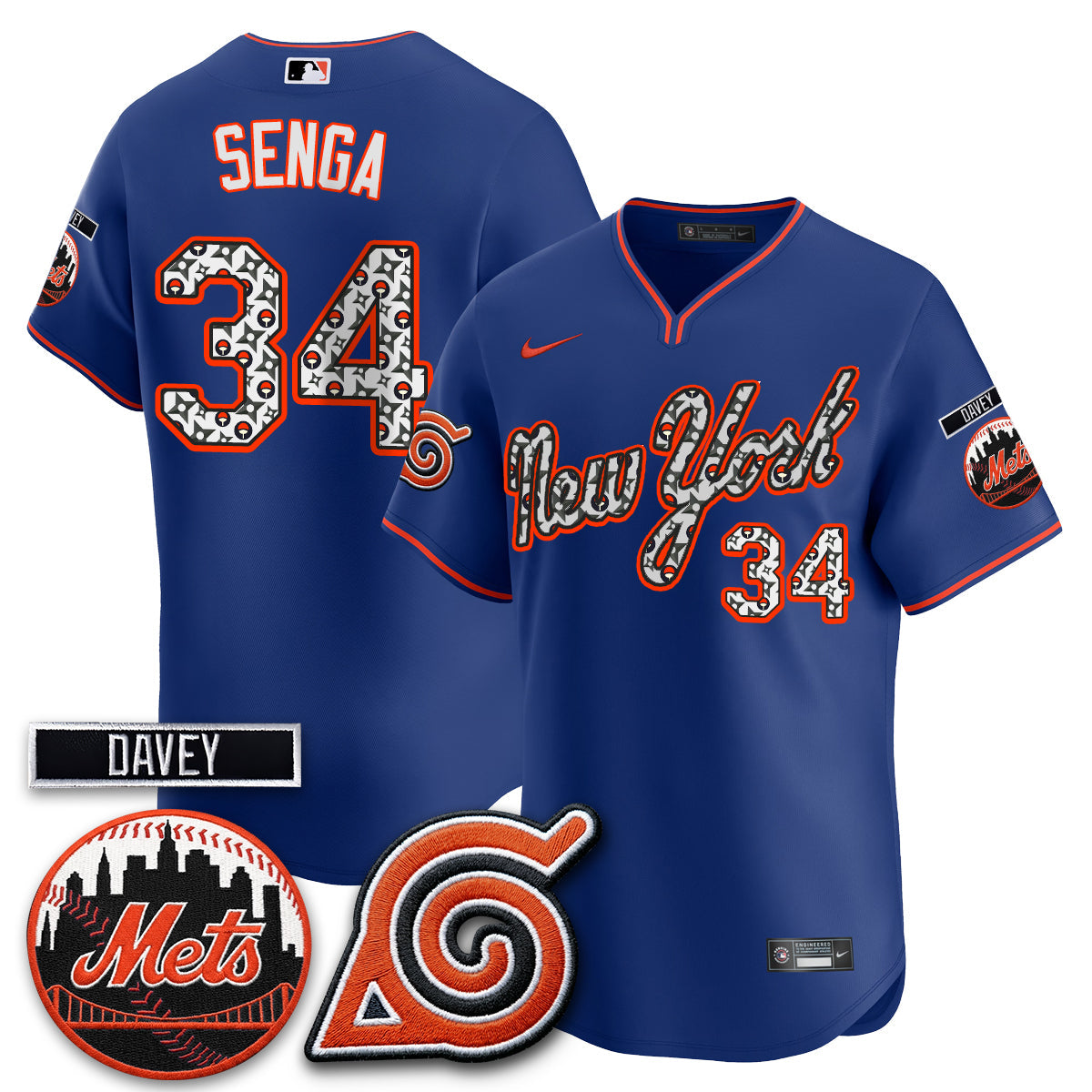NYM x Naruto Nights 2026 Vapor Limited Jersey - Stitched V2