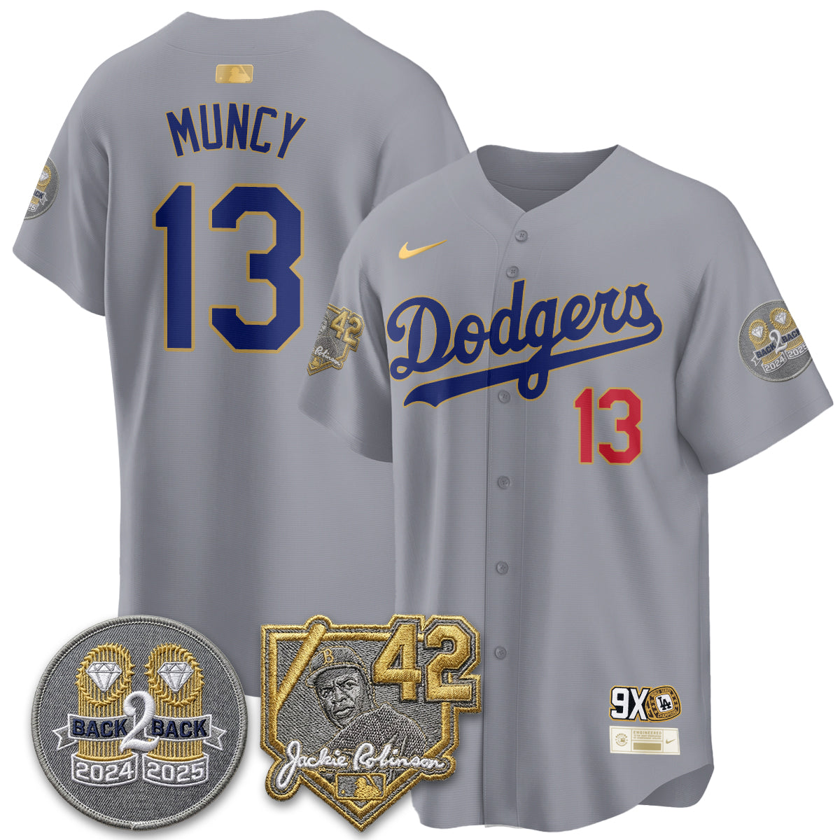 LAD -  2026 Jackie Robinson Day Vapor Limited Jersey - Stitched