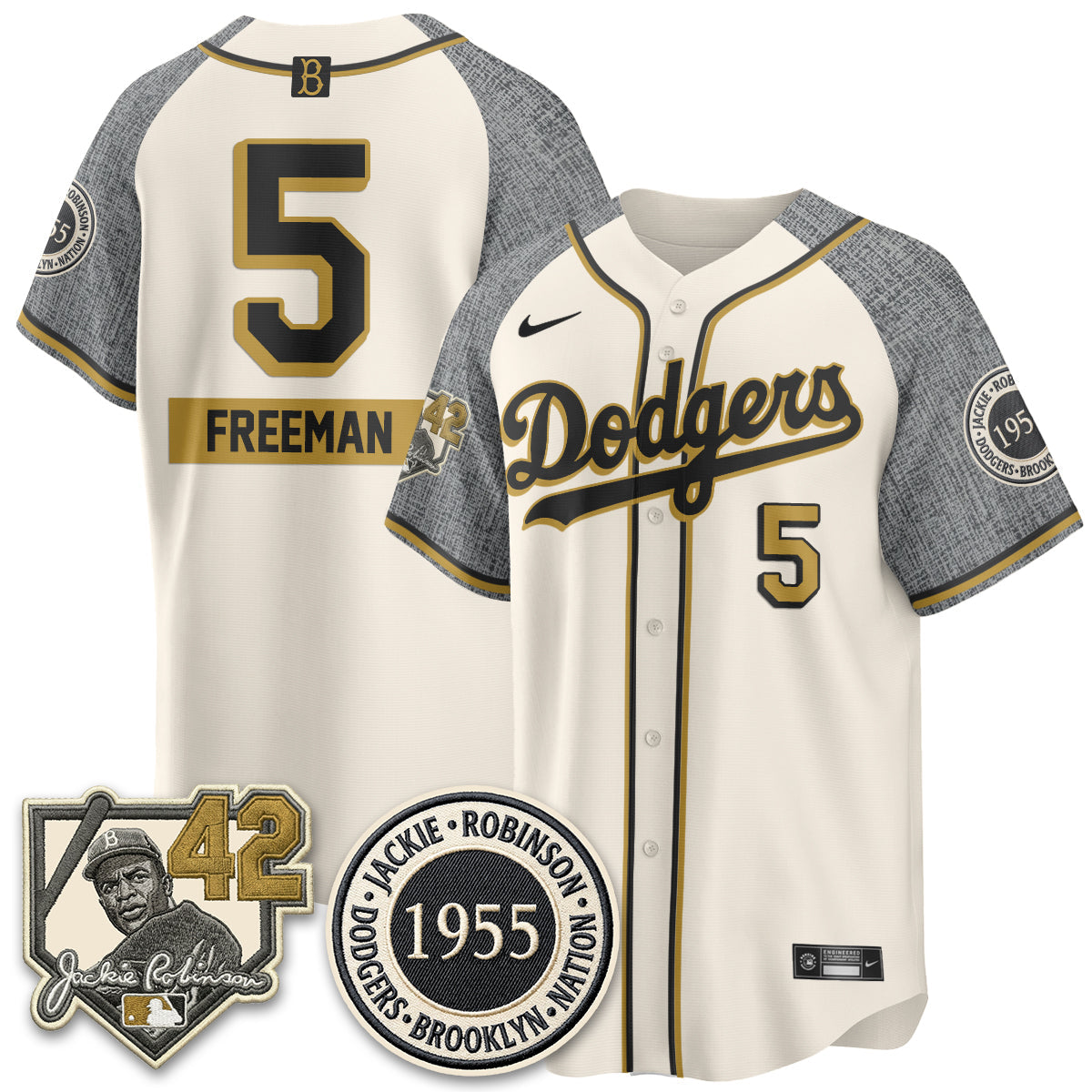 LAD 2026 New Era Jackie Robinson Vapor Limited Jersey -  Stitched