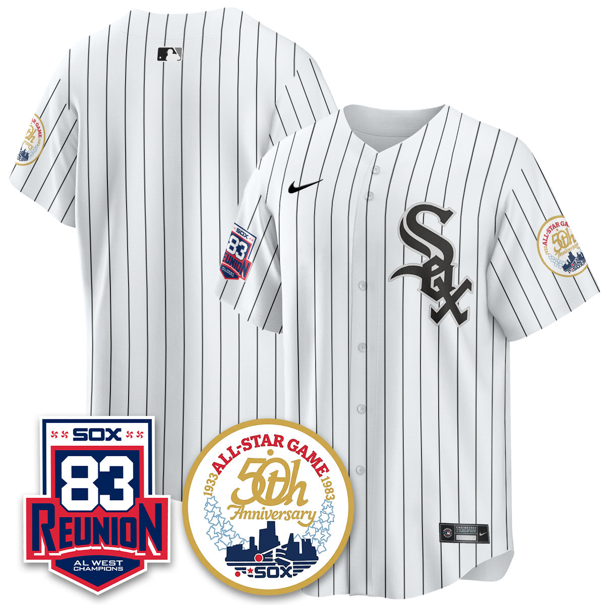 CWS Reunion All West Champions Vapor Jersey - Stitched