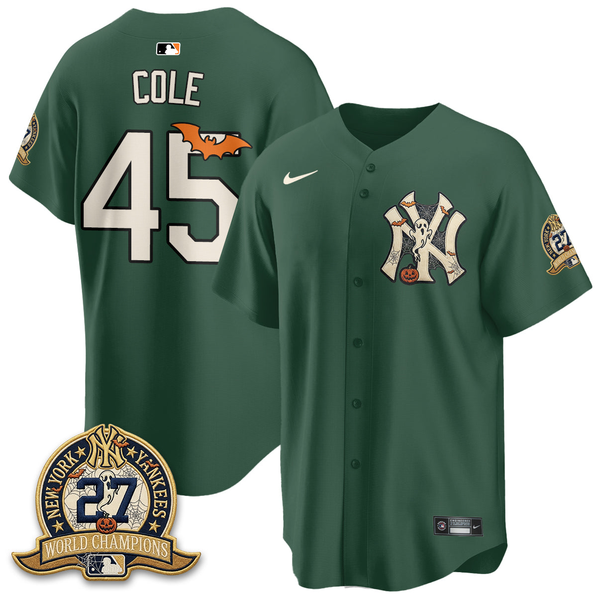 NYY Halloween 2026 Vapor Limited Jersey - Stitched