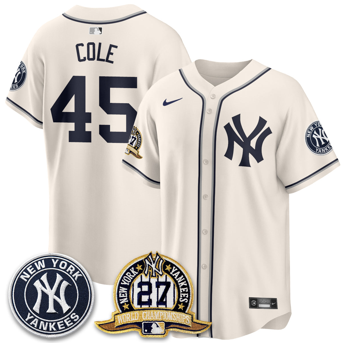 NYY 2026 Black Out Style Vapor Limited Jersey - Stitched