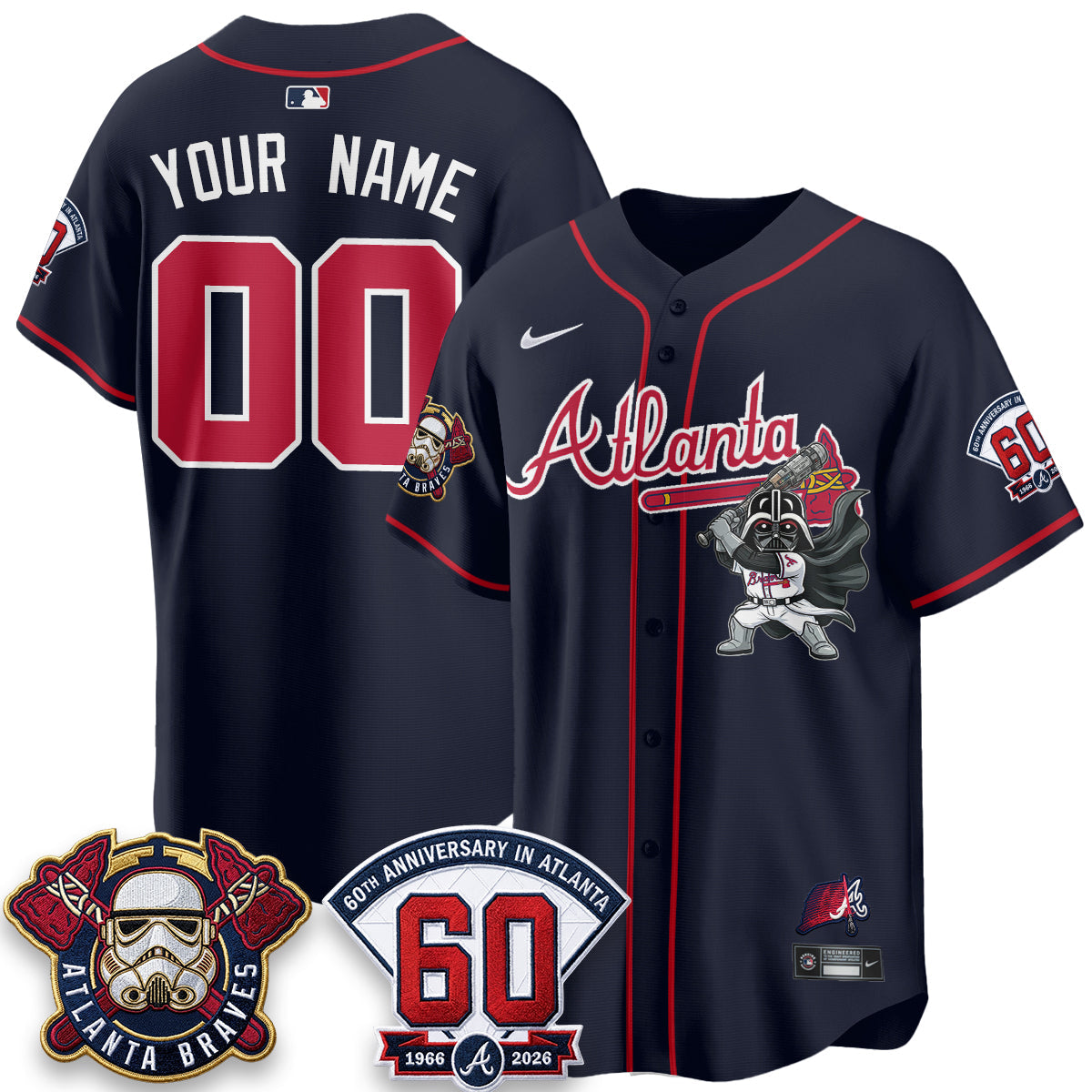 ATL x SW Vapor Limited Custom Jersey - Stitched
