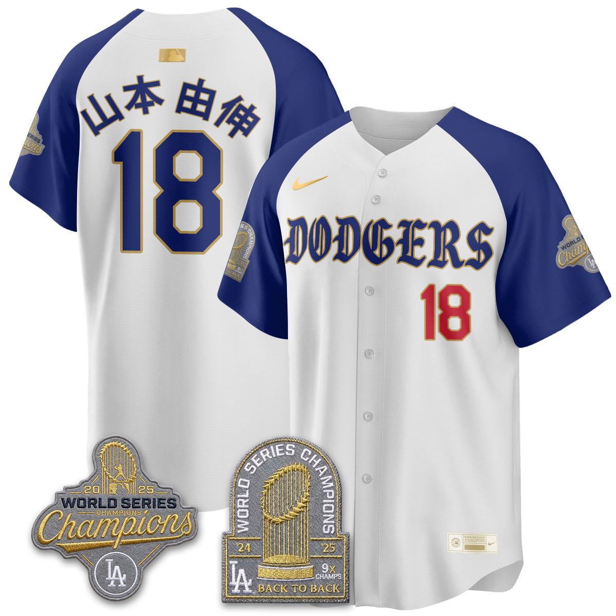 LAD Vapor Limited Jersey - Back to Back 9x Champs - Stitched