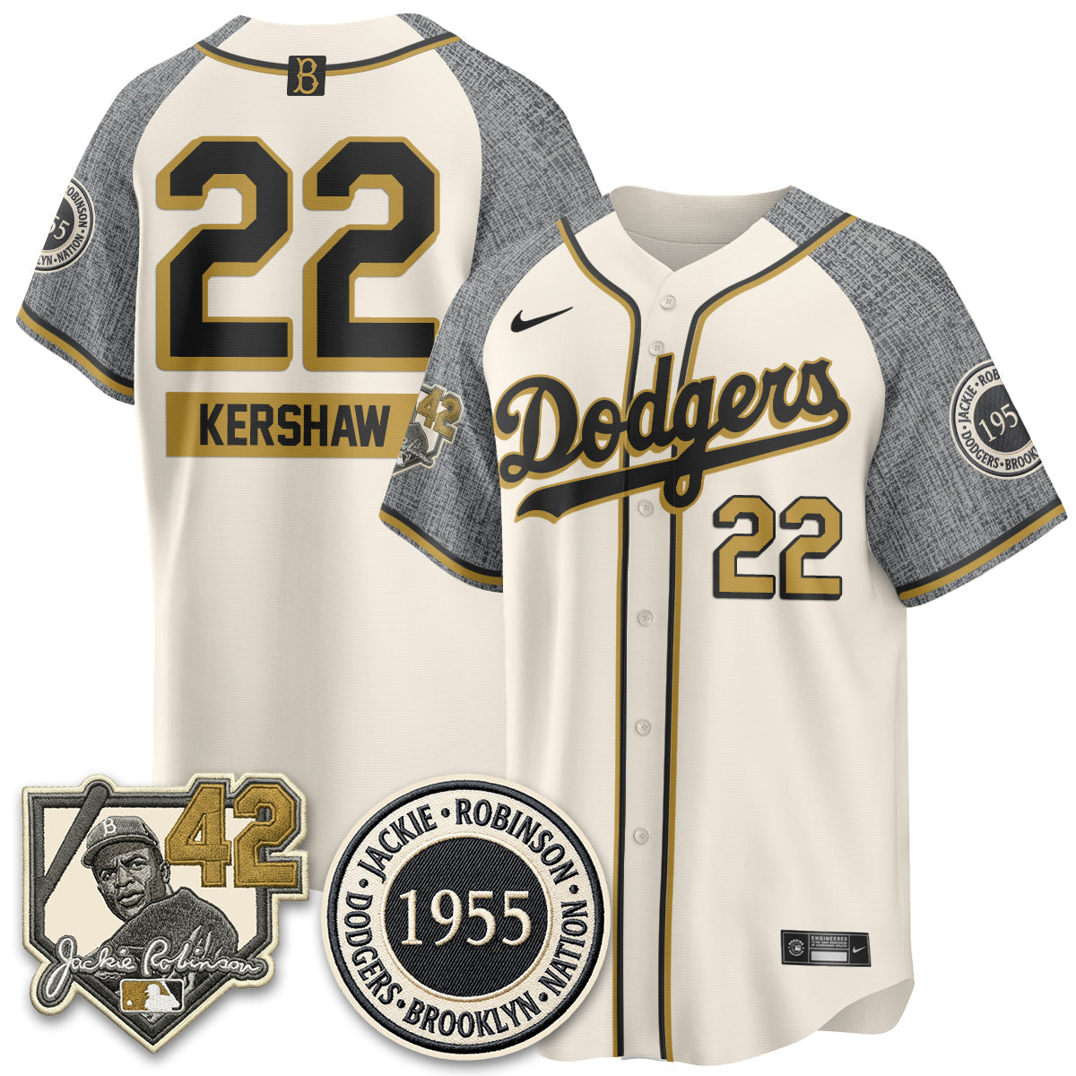 LAD 2026 New Era Jackie Robinson Vapor Limited Jersey -  Stitched