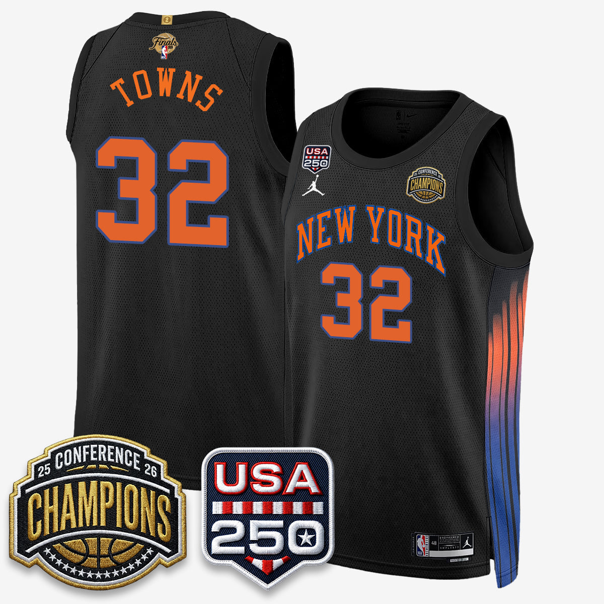 NYK 2026 Basketball  Eastern Conference Champions City Edition Jersey V2- Stitched