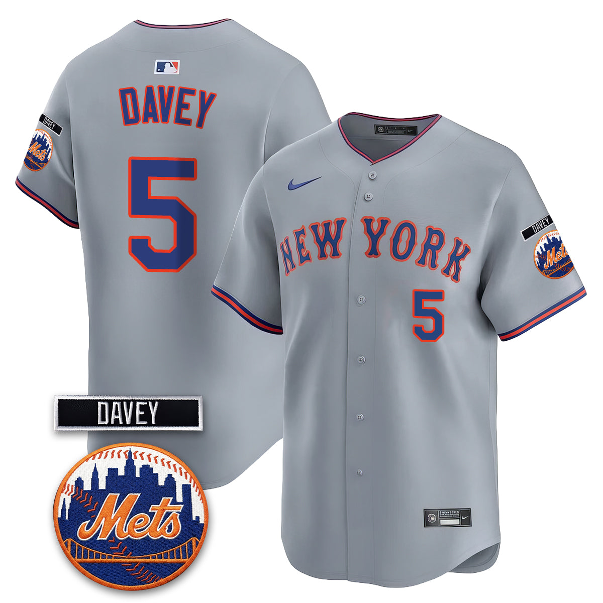 NYM 2026 Davey Johnson Memorial Vapor Limited Jersey - Stitched