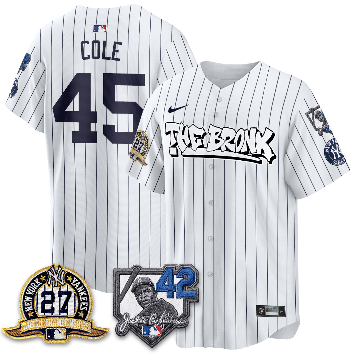NYY The Bronx 2026 Jackie Robinson Day Vapor Limited Jersey - Stitched