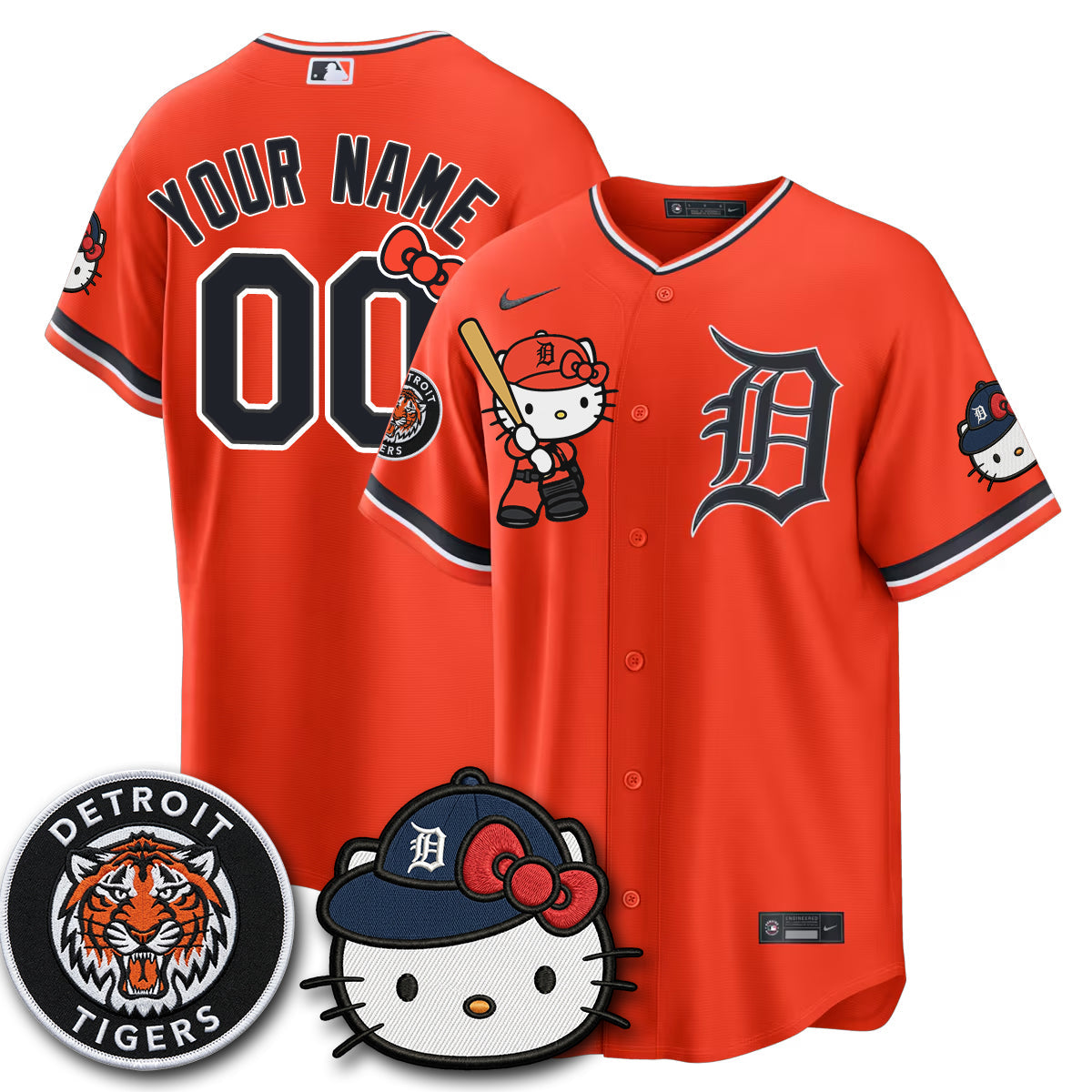 DET x Meow KT Edition Vapor Limited Custom Jersey - Stitched