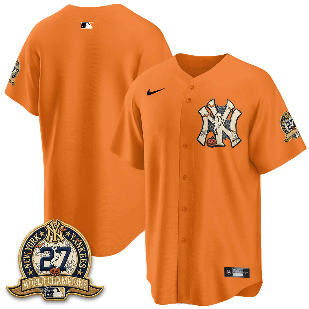 NYY Halloween 2026 Vapor Limited Jersey - Stitched