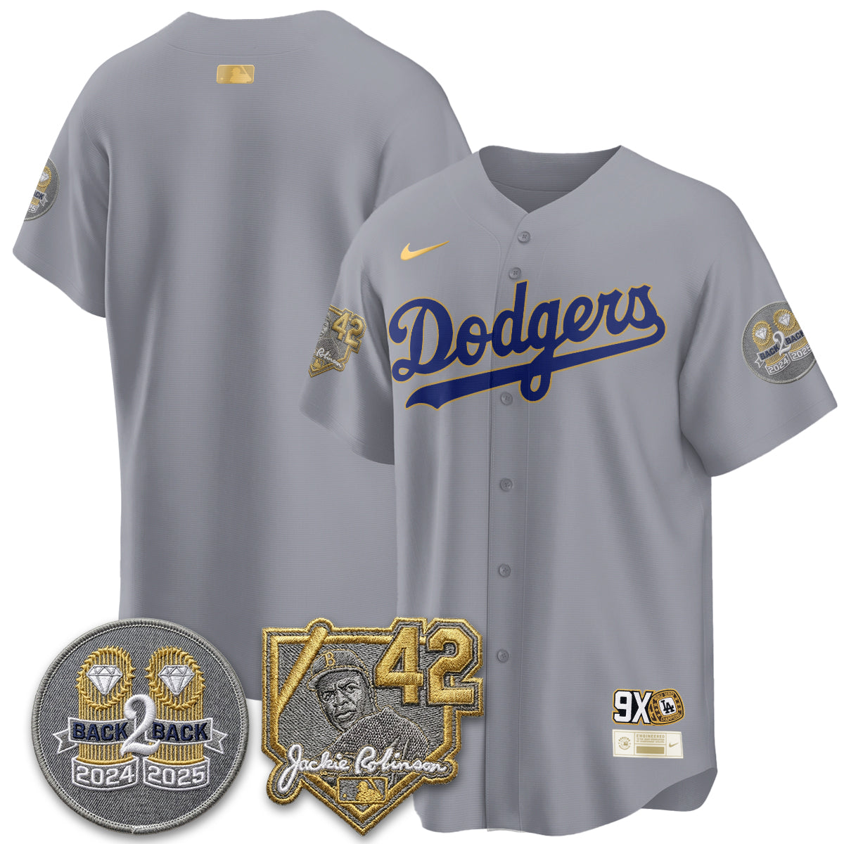 LAD -  2026 Jackie Robinson Day Vapor Limited Jersey - Stitched
