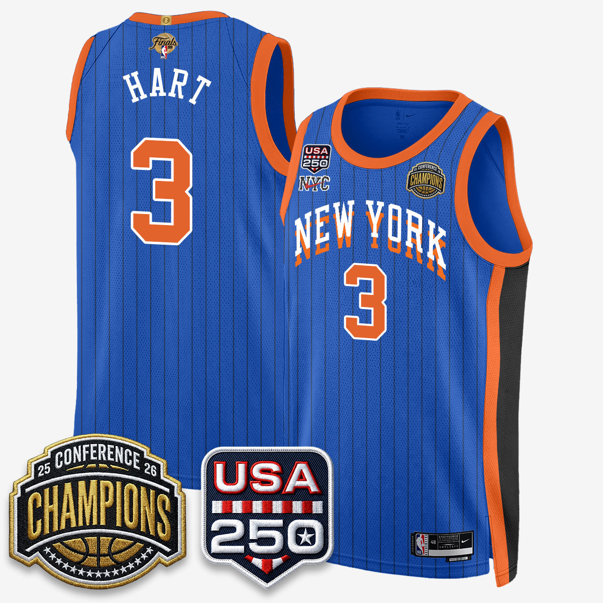 NYK 2026 Basketball  Eastern Conference Champions City Edition Jersey V2- Stitched