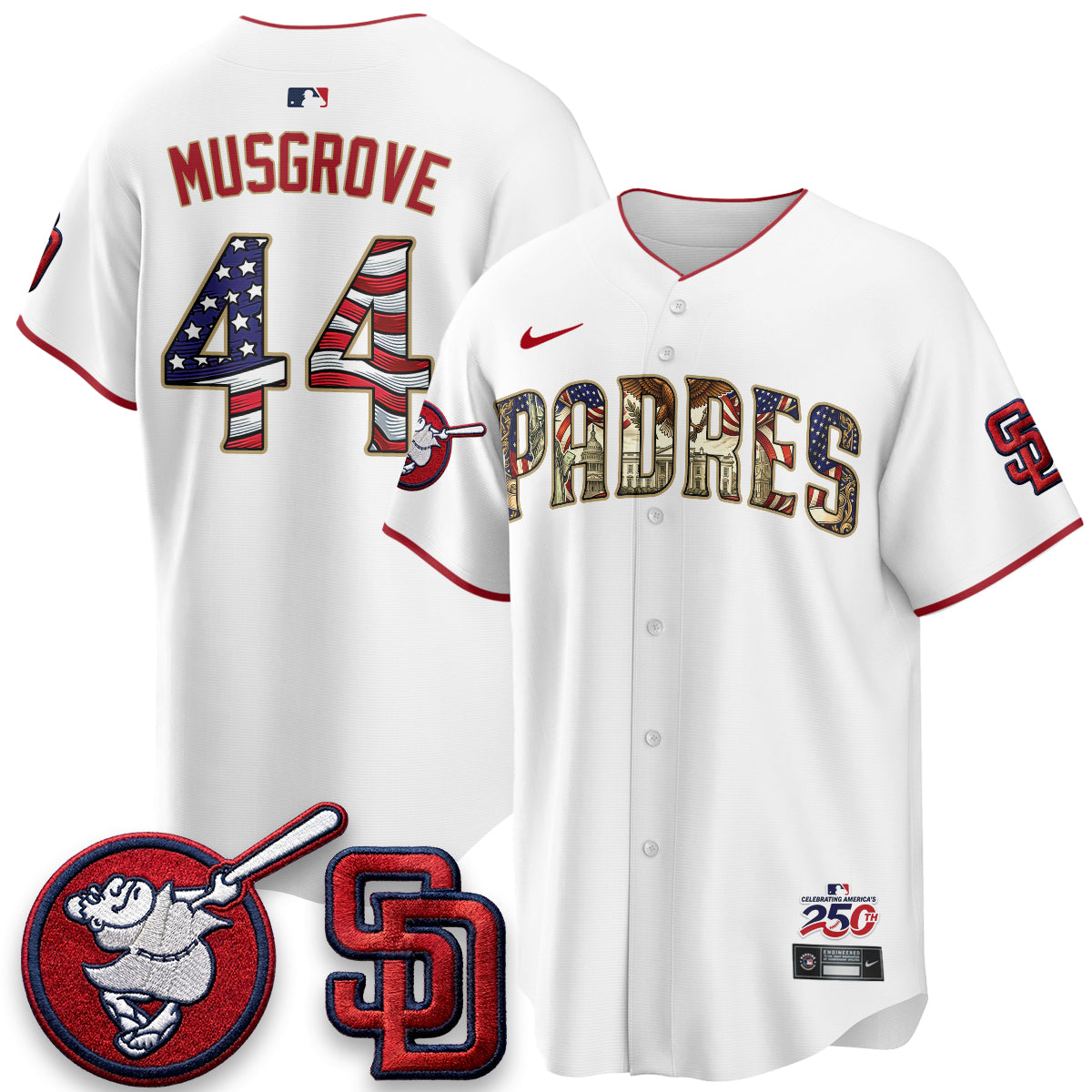 SD 2026 Independence Day USA Vapor Limited Jersey - Stitched