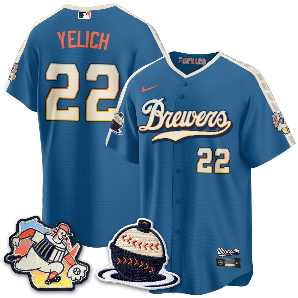 MIL 2026 Brewers City Connect Vapor Limited Jersey - Stitched